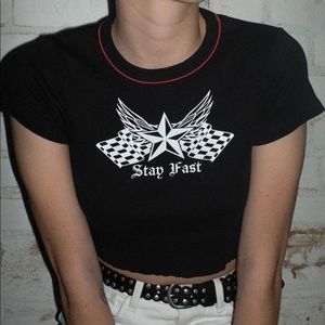 brandy melville stay fast mary top